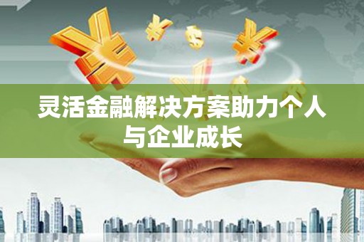 沿河灵活金融解决方案助力个人与企业成长