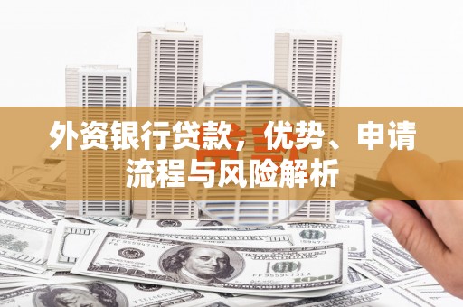 清河门外资银行贷款，优势、申请流程与风险解析