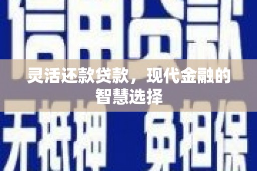 陆川灵活还款贷款，现代金融的智慧选择