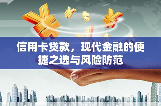 那玛夏信用卡贷款，现代金融的便捷之选与风险防范