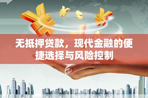 屯门无抵押贷款，现代金融的便捷选择与风险控制
