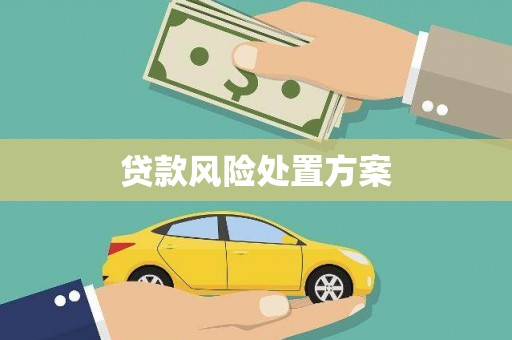 察雅贷款风险处置方案