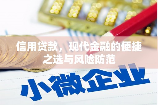 新都信用贷款，现代金融的便捷之选与风险防范