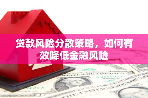纳溪贷款风险分散策略，如何有效降低金融风险