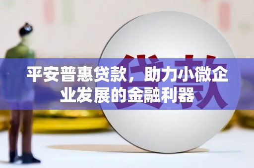 太和平安普惠贷款，助力小微企业发展的金融利器