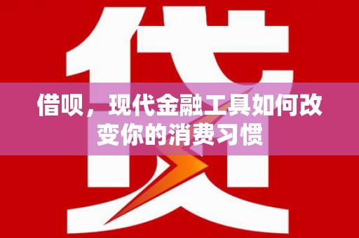 浑源借呗，现代金融工具如何改变你的消费习惯