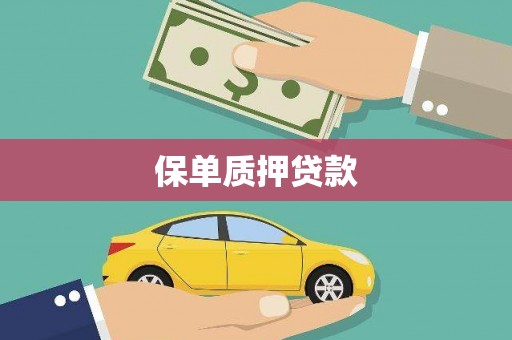 长城保单质押贷款
