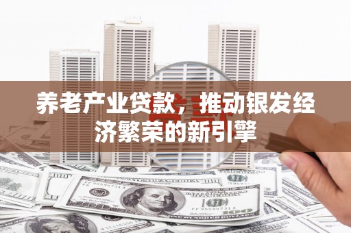 小金养老产业贷款，推动银发经济繁荣的新引擎