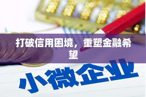 扶绥打破信用困境，重塑金融希望